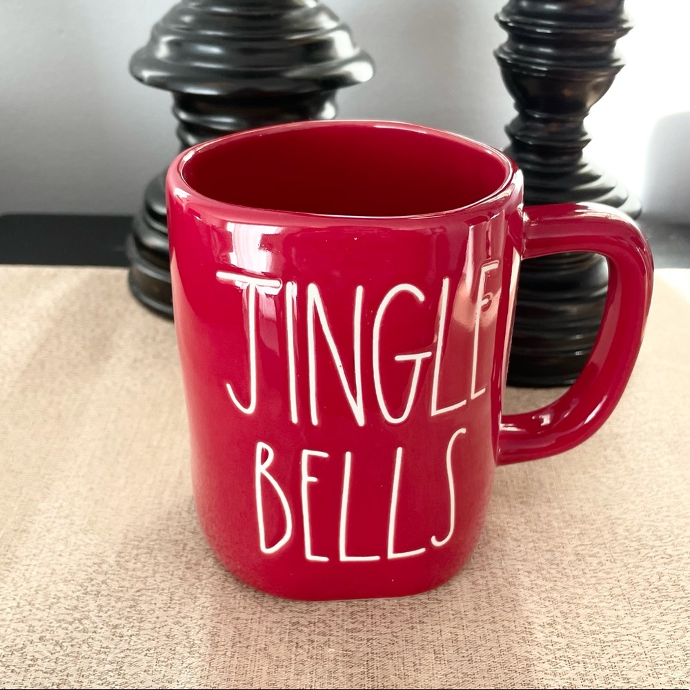 🆕Rae Dunn JINGLE BELLS Ceramic Mug